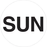 Tape Logic® Inventory Circle Labels, Days of the Week, "SUN", 1", White, 500/Roll