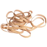 Rubber Bands, 1/4" x 2 1/2", Brown, 10 Lbs./Case