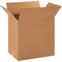 Corrugated Boxes, 18" x 12" x 18", Kraft, 25/Bundle; 125/Skid