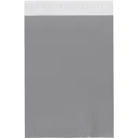 Clear View Poly Envelopes, 10" x 13", Clear/White, 500/Case