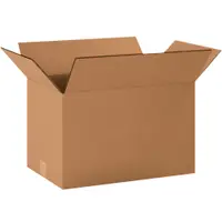 Double Wall Boxes, 24" x 14" x 14", Kraft, 10/Bundle; 90/Skid