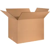 Double Wall Boxes, 32" x 24" x 24", Kraft, 5/Bundle; 75/Skid