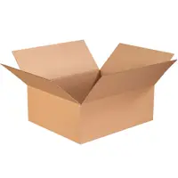 Corrugated Cartons, 22" x 18" x 8", Kraft, 20/Bundle; 140/Skid