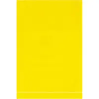 Flat 2 Mil Poly Bags, 4" x 6", Yellow, 1000/Case
