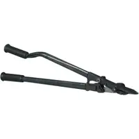 Extra Heavy-Duty Steel Strapping Shears, Black, 1/Each
