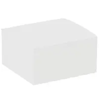 Gift Boxes, 5" x 5" x 3", White, 100/Case
