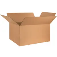 Flat Wardrobe Boxes, 36" x 21" x 20", Kraft, 5/Bundle; 120/Skid