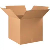 Corrugated Boxes, 24" x 24" x 22" Kraft, 10/Bundle; 150/Skid