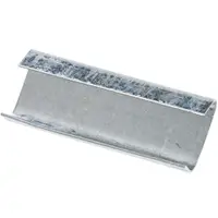 Steel Strapping Seals, Open/Snap On Heavy Duty, 3/4", Silver, 1000/Case