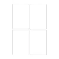 Tape Logic® Weather-Resistant Laser Labels, 4" x 6", White, 400/Case