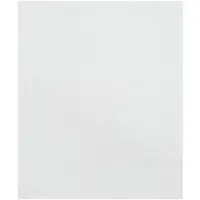 Flush Cut Foam Pouches, 15" x 18", White, 75/Case