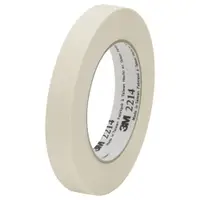 3M™ 2214 Masking Tape, 5.2 Mil, 3/4" x 60 yds., Natural, 48/Case