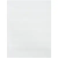 Flush Cut Foam Pouches, 10" x 13", White, 120/Case