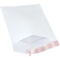 Self-Seal Bubble Mailers, #00, 5" x 10", White, 250/Case