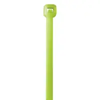 Colored Cable Ties, 50#, 14", Fluorescent Green, 1000/Case