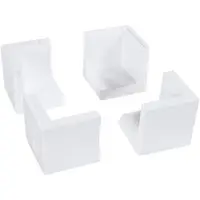 Foam Corners, 3 3/4" x 3 3/4" x 3 3/4", White, 400/Case