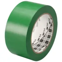 3M™ 764 Vinyl Tape, 5.0 Mil, 2" x 36 yds., Green, 6/Case