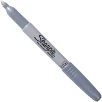 Sharpie® Metallic Permanent Marker, Silver, 12/Case