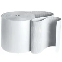 Singleface Corrugated Roll, B-Flute, 36" x 250', White, 1 Roll