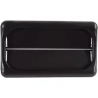 Rubbermaid® Slim Jim® Swing Top Lid, 22" x 11", Black, 1/Each
