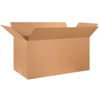 Corrugated Boxes, 48" x 24" x 24", Kraft, 10/Bundle; 120/Skid