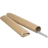 Crimped End Mailing Tubes, 3" x 24", Kraft, 24/Case