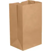 Grocery Bags, 8 1/4" x 5 15/16" x 13 3/8", Kraft, 500/Case