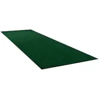 Economy Vinyl Carpet Mats, 3' x 60', Forest Green, 1/Each
