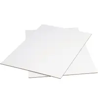Corrugated Sheets, 36" x 24", White, 5/Bundle; 500/Skid