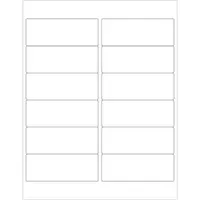 Tape Logic® Laser Labels, Rectangle, 4" x 1 1/2", White, 1200/Case