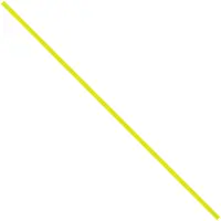 Plastic Twist Ties, 12" x 5/32", Yellow, 2000/Case