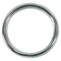 Split Key Rings, 5/16", Zinc Plated, 100/Case