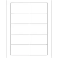 Tape Logic® Rectangular Laser Labels, 3 1/2" x 2", White, 1000/Case