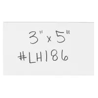 Warehouse Labels, Magnetic Strips, 3" x 5", 25/Case