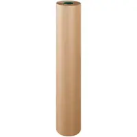 Poly Coated Kraft Paper Roll, 50#, 48" x 600', Kraft, 1 Roll