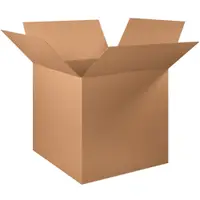 Corrugated Boxes, 32" x 32" x 32", Kraft, 5/Bundle; 120/Skid