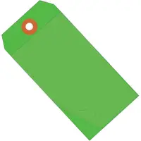 Self Laminating Tags, 4 3/4" x 2 3/8", Green, 100/Case