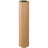Poly Coated Kraft Paper Roll, 50#, 36" x 600', Kraft, 1 Roll