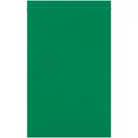 Reclosable Poly Bags, 2 Mil, 6" x 9", Green, 1000/Case