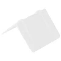 Plastic Strap Guards, 2 1/2" x 2", White, 1000/Case