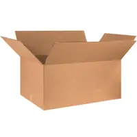Double Wall Boxes, 36" x 18" x 18", Kraft, 10/Bundle; 90/Skid