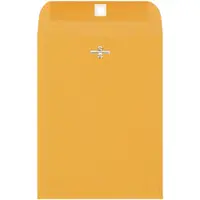 Clasp Envelopes, 6 1/2" x 9 1/2", Kraft, 1000/Case