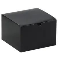 Gift Boxes, 6" x 6" x 4", Black Gloss, 100/Case