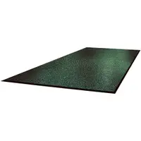 Superior Vinyl Carpet Mat, 2' x 3', Green, 1/Each