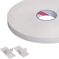 Tape Logic® Double-Sided Foam Squares, 1/16", 1" x 3", White, 324/Roll
