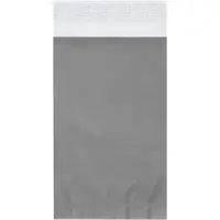 Clear View Poly Mailers, 6" x 9", Clear/White, 100/Case