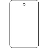 Garment Tags, 1 3/4" x 2 7/8", White, 1000 /Case