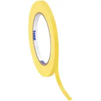 Tape Logic® Masking Tape, 4.9 Mil, 1/4" x 60 yds., Yellow, 144/Case