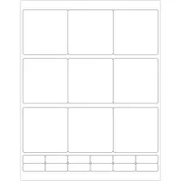 Tape Logic® Rectangular Laser Labels, 2 3/4" x 2 3/4", White, 900/Case