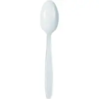 Plastic Spoons, White, 1000/Case